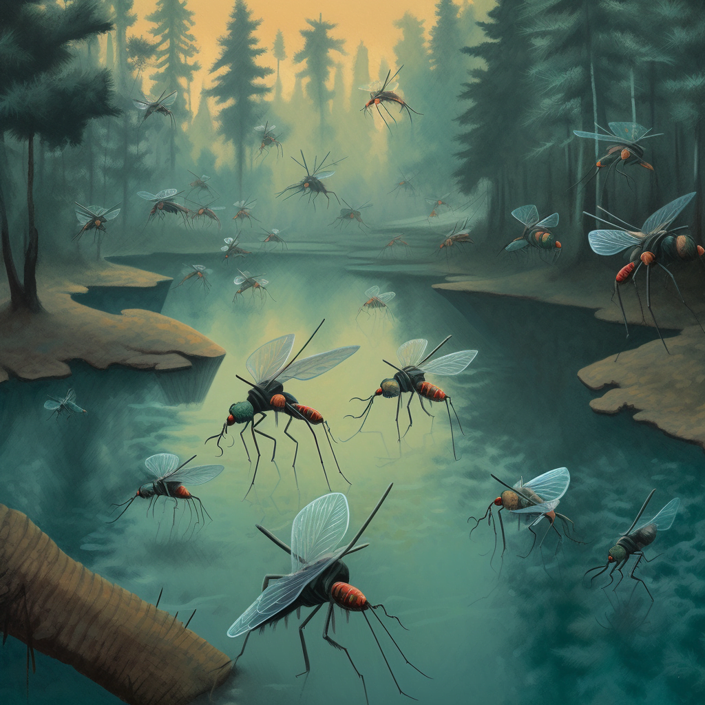 A group of mosquitoes in a river

Description automatically generated with low confidence